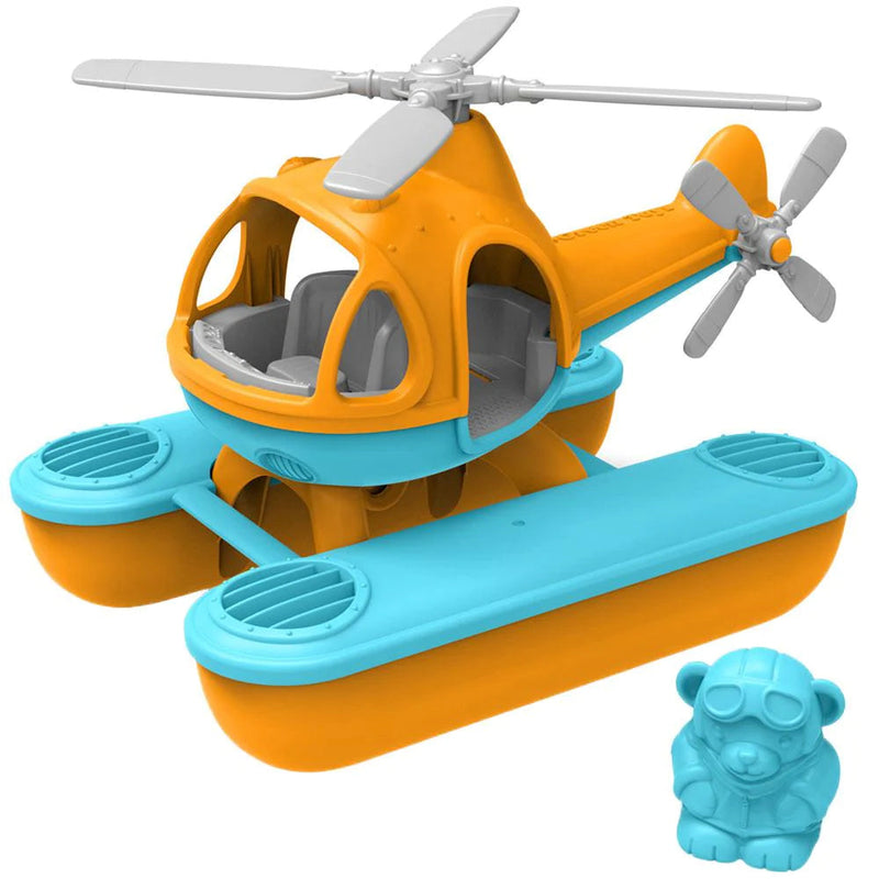 Green Toys Orange Seacopter - Eco-Friendly Bath Toy, Learning SPACE