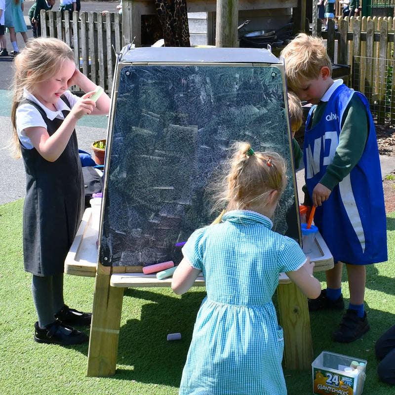 Group Art Easel - Outdoor 4‑Sided Creative Station, Learning SPACE