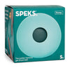 Speks Gump Jumbo Sea Glass memory gel stress ball in its teal SPEKS retail box
