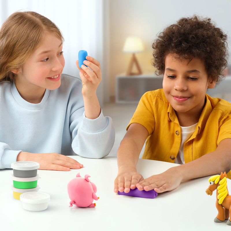 HEY Clay Modelling Set - Animals, Learning SPACE