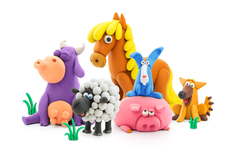 HEY Clay Modelling Set - Animals, Learning SPACE