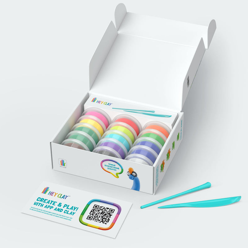 HEY Clay Modelling Set - Dinos, Learning SPACE