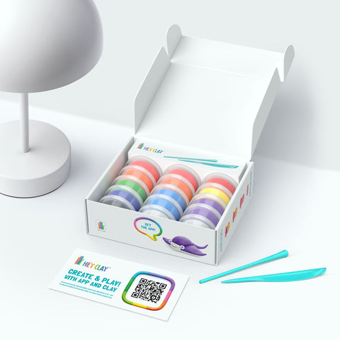 HEY Clay Modelling Set - Ocean-Air Drying Clay,Arts & Crafts,Craft Activities & Kits,Early Arts & Crafts,Hey Clay-Learning SPACE