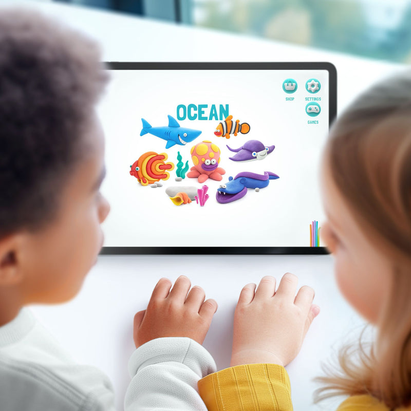 HEY Clay Modelling Set - Ocean, Learning SPACE