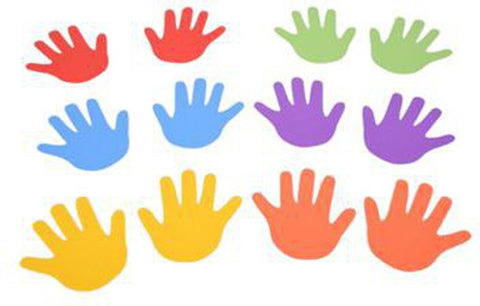 Hand Marks Set Of 6 Pairs-Active Games,Additional Need,Balancing Equipment,EDX,Gross Motor and Balance Skills,Stepping Stones,Stock-Learning SPACE