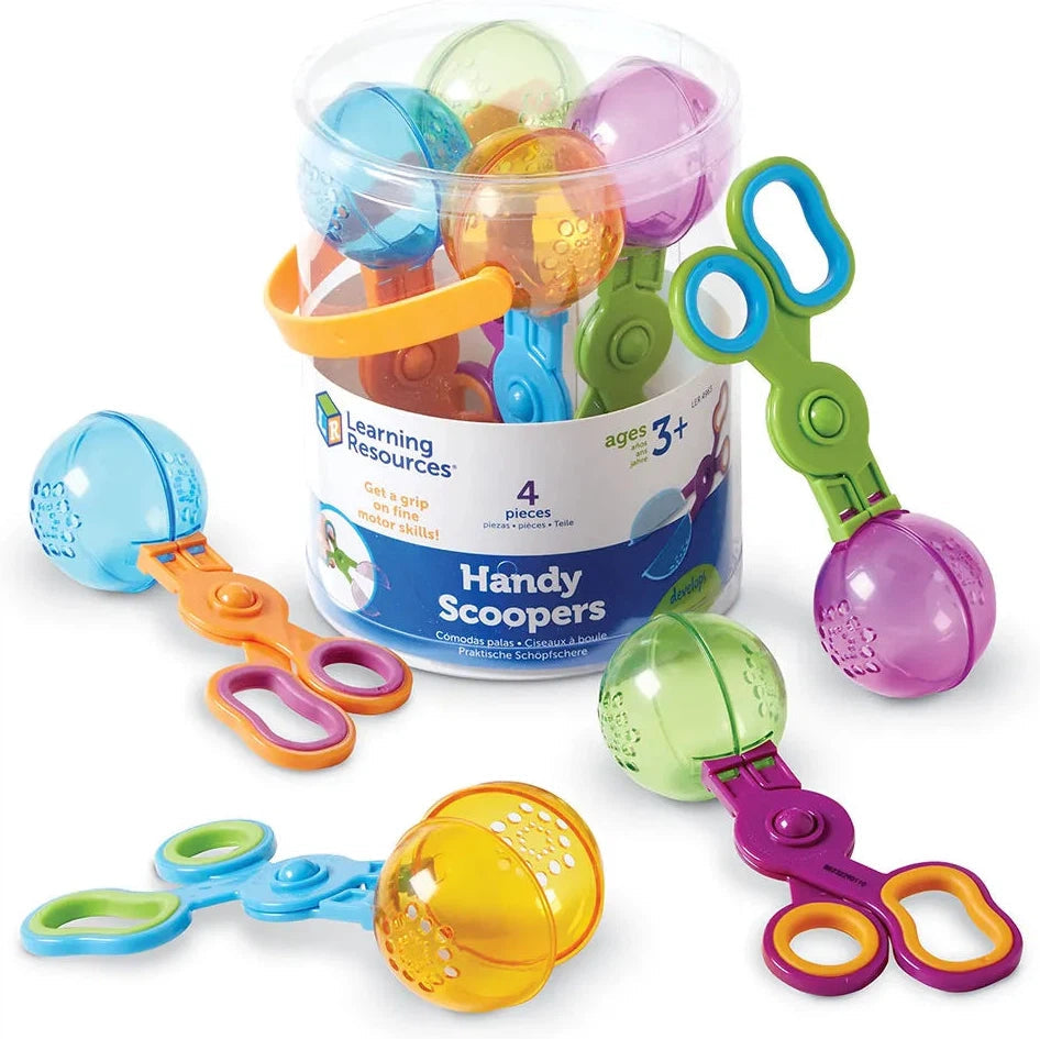 Handy Scoopers™ Set of 4-Baby Bath. Water & Sand Toys,Learning Resources,Messy Play,Outdoor Sand & Water Play,Sand,Stock,Water & Sand Toys-Learning SPACE