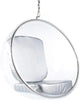 Hanging Clear Bubble Chair-Full Size Seating, Matrix Group, Movement Chairs & Accessories, Nurture Room, Seating, Sensory Room Furniture, Wellbeing Furniture-Silver-Learning SPACE