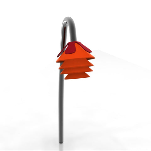 Harmony Bells - Sensory Garden Musical Instruments-Dropship,Matrix Group,Music,Outdoor Musical Instruments,Playground Equipment,Primary Music,Sensory Garden-D5 Orange Bell-Ground-PPHB-Ground-D5 Orange-Learning SPACE