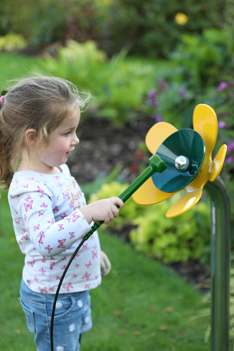 Harmony Flowers - Sensory Garden Musical Instruments, F5 Green Bell Ground Learning SPACE