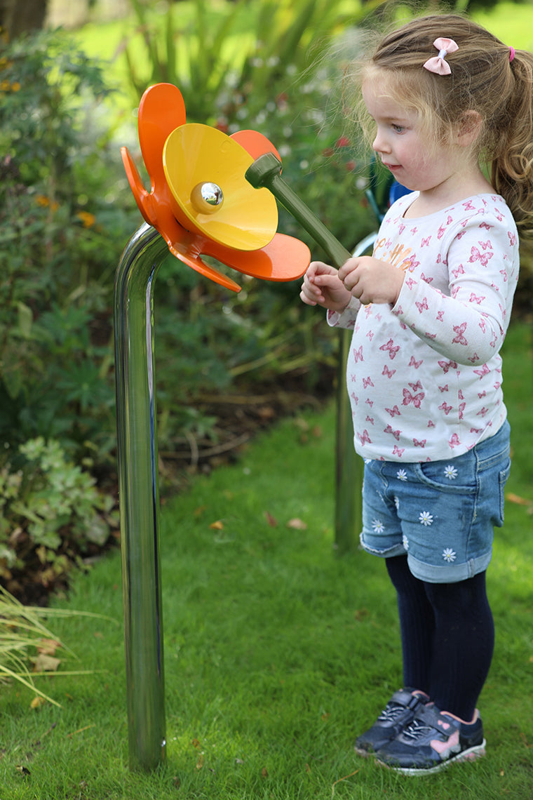 Harmony Flowers - Sensory Garden Musical Instruments, E5 Yellow Bell Ground Learning SPACE