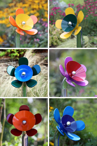 Harmony Flowers - Sensory Garden Musical Instruments-Dropship,Matrix Group,Music,Outdoor Musical Instruments,Playground Equipment,Primary Music,Sensory Garden-Set Of 6-Ground-PPHF-Ground-Set Of 6-Learning SPACE