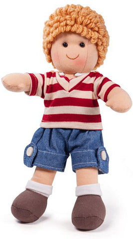 Harry the Huggable Rag Doll-Baby Soft Toys,Bigjigs Toys,Dolls & Doll Houses,Games & Toys,Gifts For 1 Year Olds,Gifts For 2-3 Years Old,Imaginative Play,Nurture Room,Puppets & Theatres & Story Sets,Stock-Learning SPACE