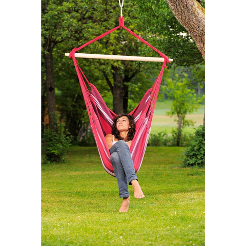 Havanna Fuego Hammock Chair-Hammock Chair-Amazonas,Cotton,Dropship,EllTex,Hammock chair,Hanging Chair,Indoor,Pink,Purple,Single,Weatherproof-Learning SPACE