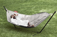 Headdemock Hammock- With Stand-Fatboy,Hammocks,Indoor Swings,Stock,Teen & Adult Swings-Light Grey-100432-Learning SPACE