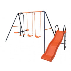 Hedstrom Europa: Double swing, glider and slide-Hedstrom, Outdoor Slides, Outdoor Swings, Seasons, Summer-Learning SPACE