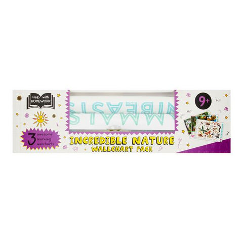 Help With Homework Pkt.3 Wallcharts - 9+ Nature-Back To School,homework,Nature,Nature Learning Environment,Nature Sensory Room,Primary Books & Posters,World & Nature-Learning SPACE