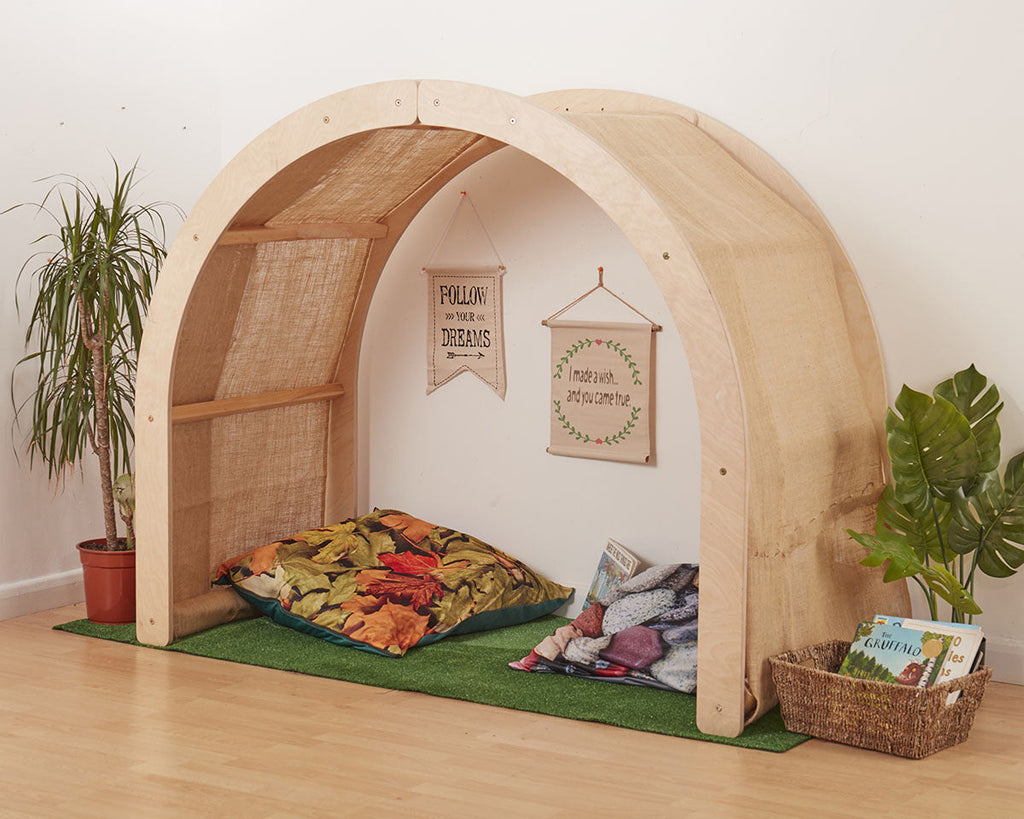 Hessian Fabric Cover for Classic Rafiki Arch-Arches,Cosy Direct,Den Accessories,Den Making Materials,Reading Den,Sensory Dens-Learning SPACE