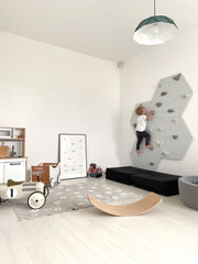 Hexagonal Indoor Climbing Wall-Additional Need, Gross Motor and Balance Skills, Helps With, Sensory Climbing Equipment, Strength & Co-Ordination--Learning SPACE