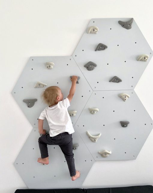 Hexagonal Indoor Climbing Wall, Learning SPACE