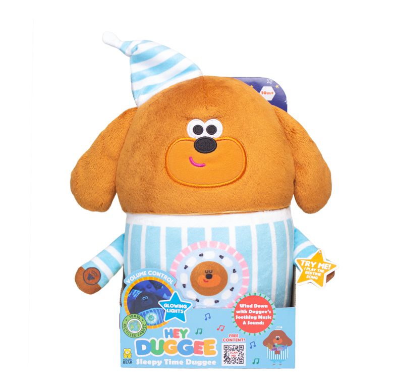 Hey Duggee Sleepy Time Duggee-Baby & Toddler Gifts, Baby Soft Toys, Figurines, Hey Duggee, Small World-Learning SPACE