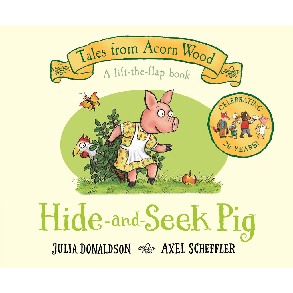 Hide and Seek Pig Lift-the-Flap Book - Julia Donaldson-Baby Books & Posters,Early Reading Books,Gifts For 1 Year Olds,Tactile Toys & Books-Learning SPACE