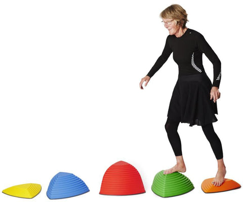 Hilltops - Set Of 5-Active Games,Balancing Equipment,Calmer Classrooms,Christmas,Exercise,Games & Toys,Gonge,Gross Motor and Balance Skills,Movement Breaks,Primary Games & Toys,Stepping Stones,Vestibular-Learning SPACE