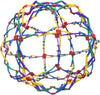 Hoberman Sphere - Mini Rainbow-Active Games,Calming & Anxiety,Cause & Effect Toys,Discontinued,Early Years Travel Toys,Games & Toys,Toys for Anxiety-Learning SPACE