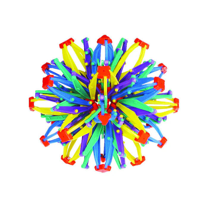 Hoberman Sphere - Mini Rainbow-Active Games,Calming & Anxiety,Cause & Effect Toys,Discontinued,Early Years Travel Toys,Games & Toys,Toys for Anxiety-Learning SPACE