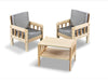 @ Home Grey Coffee And Table Set-Coffee table, Cosy Direct, Modular Seating, Seating, Table & Chair Set, Wellbeing Furniture-Learning SPACE