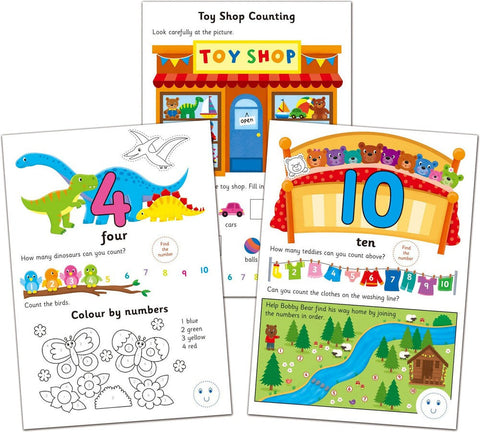 Home Learning Book - Counting-Counting Numbers & Colour,Early Years Books & Posters,Early Years Maths,Galt,Maths,Maths Worksheets & Test Papers,Primary Maths,Stock-Learning SPACE