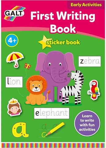 Home Learning Book - First Writing-Dyslexia,Early Years Books & Posters,Early Years Literacy,Galt,Handwriting,Learn Alphabet & Phonics,Learning Difficulties,Literacy Worksheets & Test Papers,Neuro Diversity,Primary Literacy,Stock-Learning SPACE
