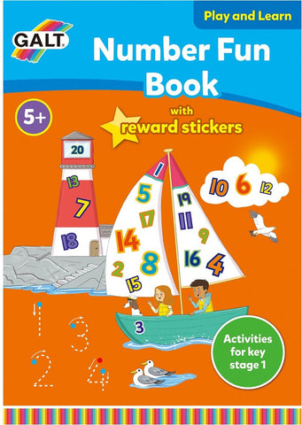 Home Learning Book - Number Fun-Addition & Subtraction,Counting Numbers & Colour,Dyscalculia,Early Years Books & Posters,Early Years Maths,Galt,Maths,Maths Worksheets & Test Papers,Neuro Diversity,Primary Maths,Stock-Learning SPACE