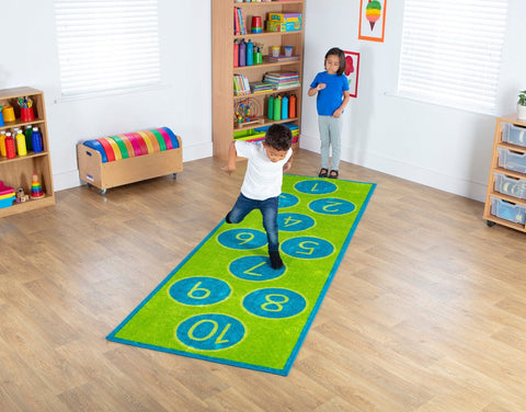 Hopscotch Carpet 3x1m-Dropship,Kit For Kids,Mats & Rugs,Rugs,Wellbeing Furniture-Learning SPACE