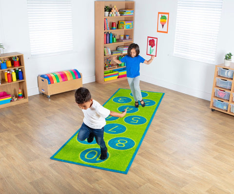 Hopscotch Carpet 3x1m-Dropship,Kit For Kids,Mats & Rugs,Rugs,Wellbeing Furniture-Learning SPACE