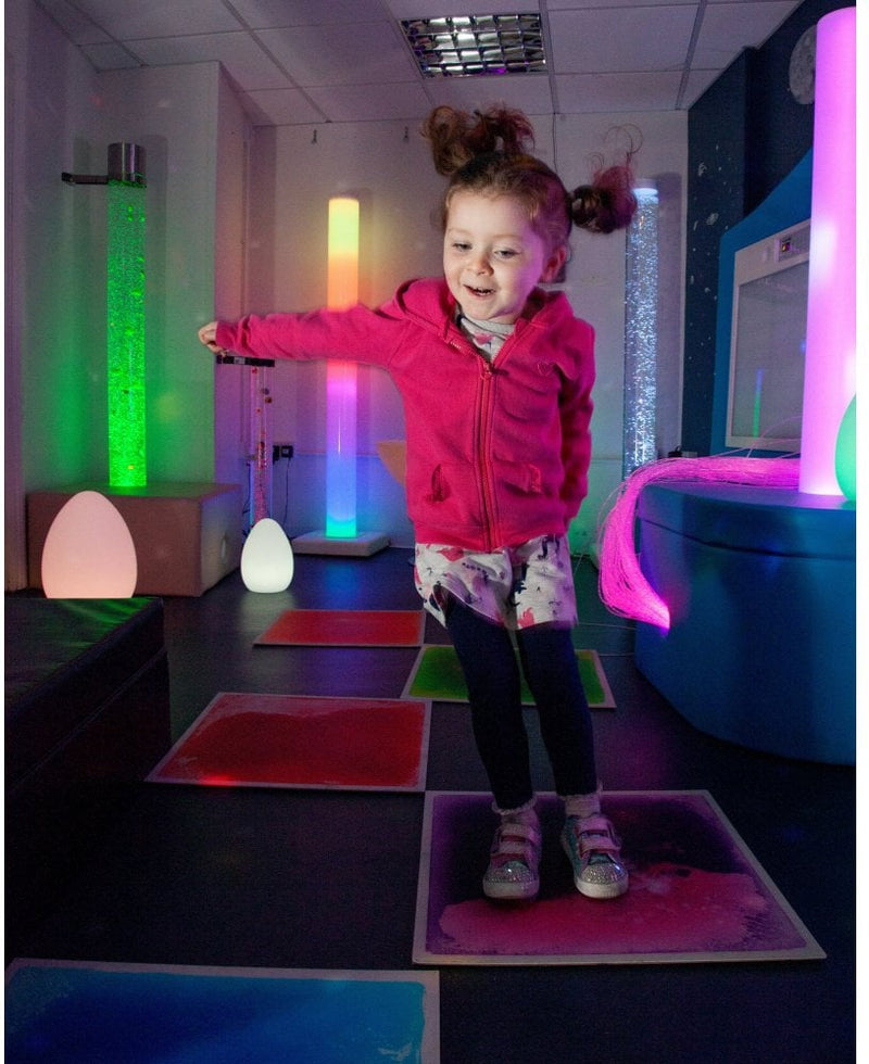Hopscotch Liquid Floor Tiles - Set of 10 (40x40cm), Learning SPACE