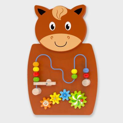 Horse Activity Wall Panel Toy, Learning SPACE
