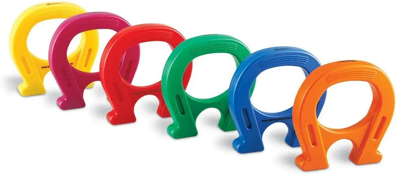 Horseshoe Magnets Set of 6 or 12, Learning SPACE