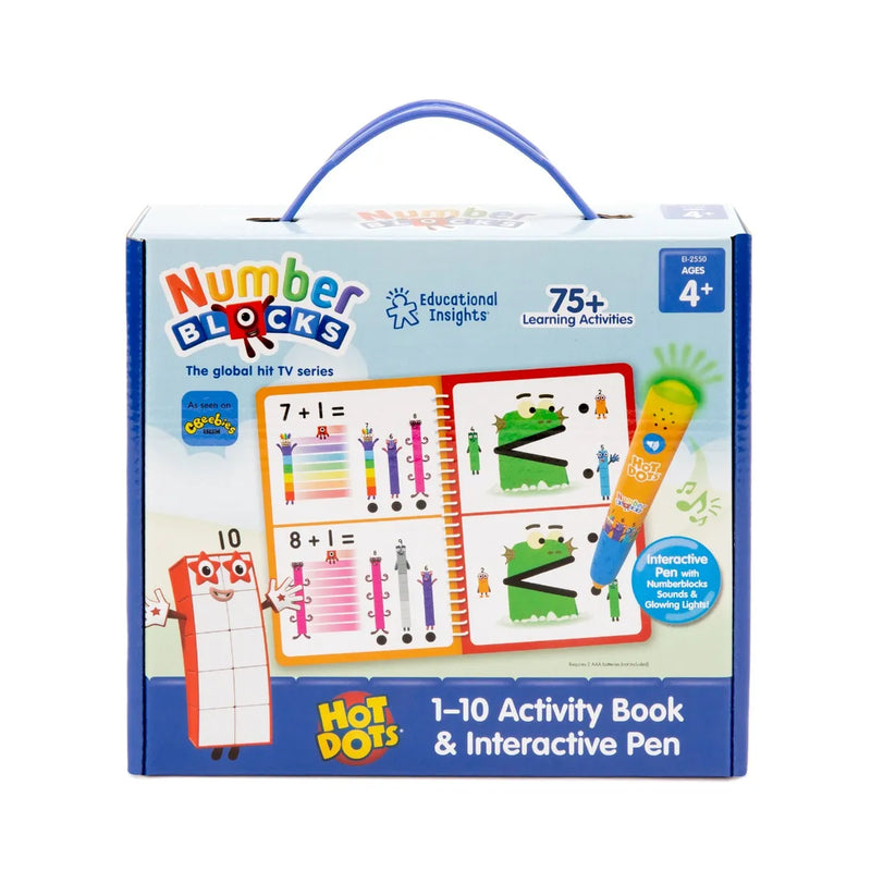Hot Dots® Numberblocks Activity Book & Interactive Pen, Learning SPACE