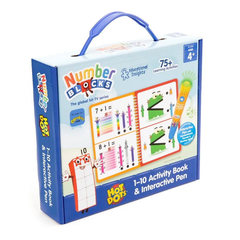 Hot Dots® Numberblocks Activity Book & Interactive Pen, Learning SPACE