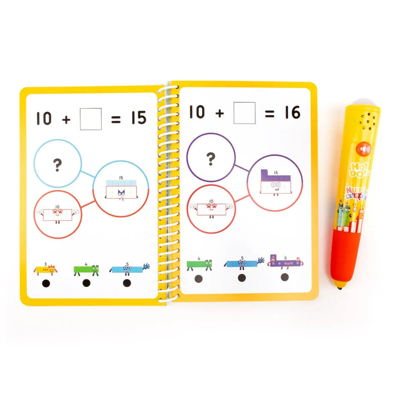 Hot Dots® Numberblocks Activity Book & Interactive Pen, Learning SPACE