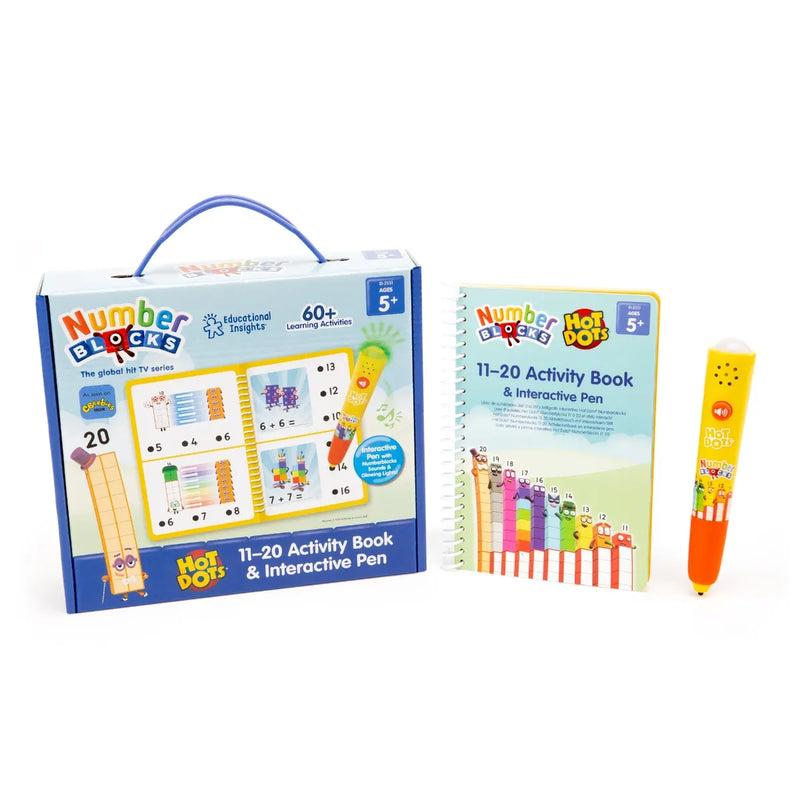 Hot Dots® Numberblocks Activity Book & Interactive Pen, Learning SPACE