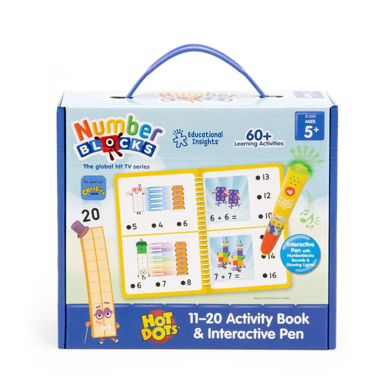 Hot Dots® Numberblocks Activity Book & Interactive Pen, Learning SPACE