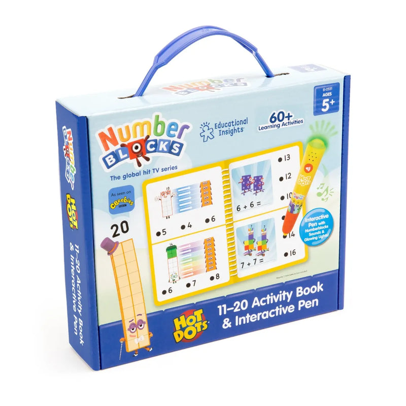 Hot Dots® Numberblocks Activity Book & Interactive Pen, Learning SPACE