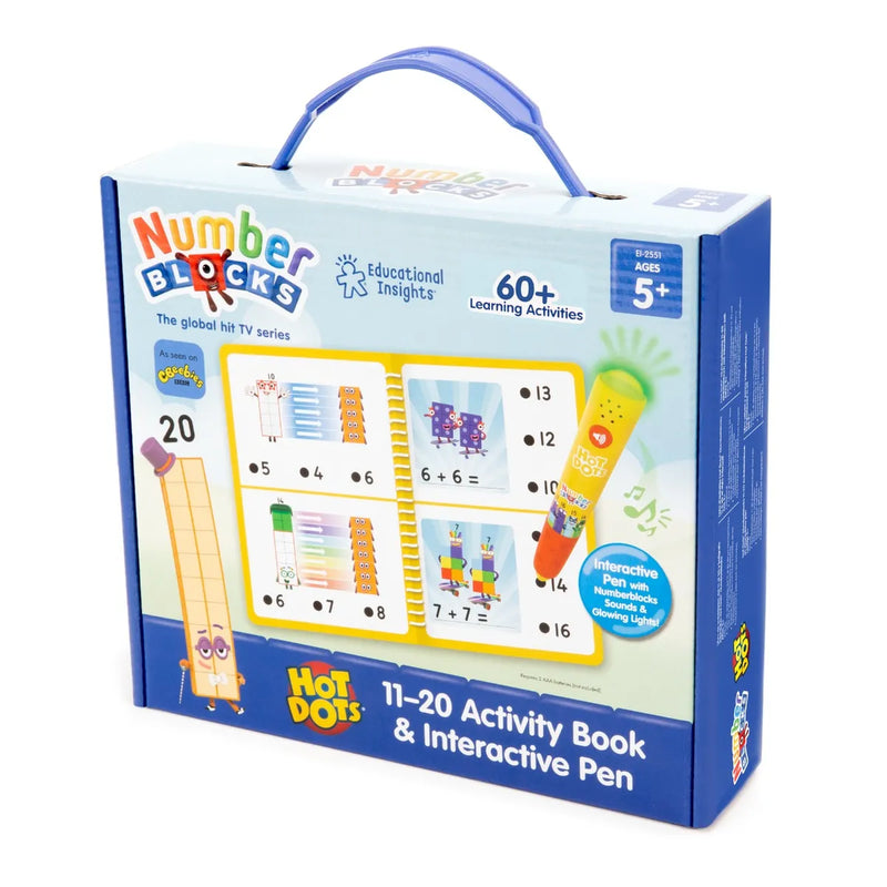 Hot Dots® Numberblocks Activity Book & Interactive Pen, Learning SPACE