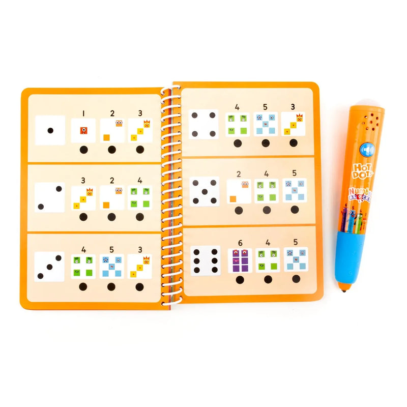 Hot Dots® Numberblocks Activity Book & Interactive Pen, Learning SPACE