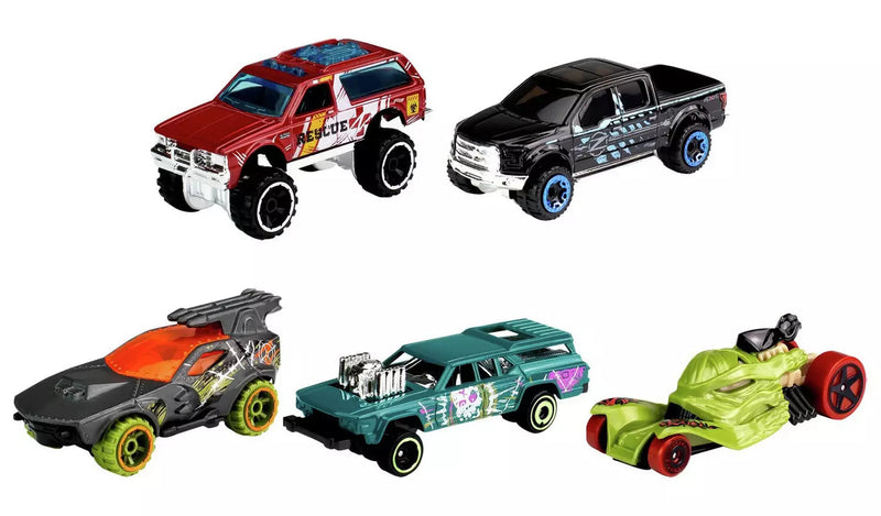 Hot Wheels 5 Car Gift Set, Learning SPACE