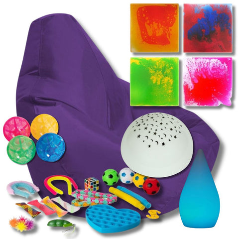 Hotel Portable Sensory Room Pack-Sensory toy-AllSensory,excell2,Home Sensory Bundles,Learning SPACE,Portable Sensory Rooms,Ready Made Sensory Rooms,Sensory Boxes,Sensory Processing Disorder,Visual Sensory Toys-Learning SPACE
