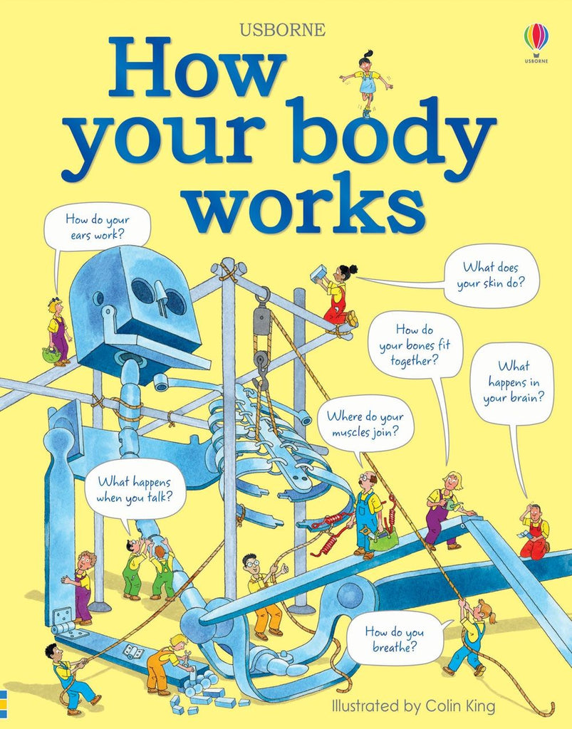 How Your Body Works Book-Body Awareness,Calmer Classrooms,Help Books,Helps With,Human Body,Life Skills,S.T.E.M,Specialised Books,Stock,Toilet Training,Usborne Books-Learning SPACE