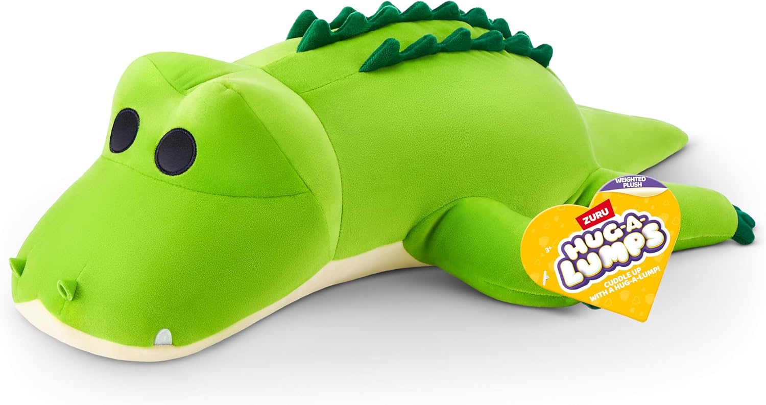 Hug-A-Lumps Weighted Soft Toys – Collect Them All!-Baby Soft Toys, Christmas, Christmas 2024, Comfort Toys, Games & Toys, Weighted & Deep Pressure-Rocko The crocodile-Learning SPACE