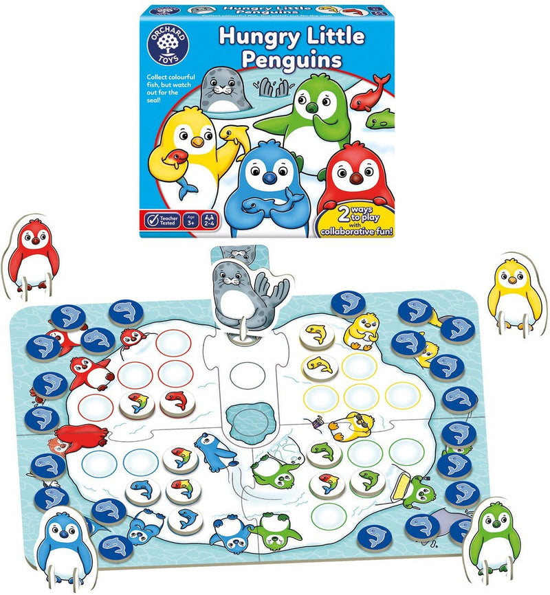 Hungry Little Penguins Board Game – A Fishy Race Against the Seal!, Learning SPACE